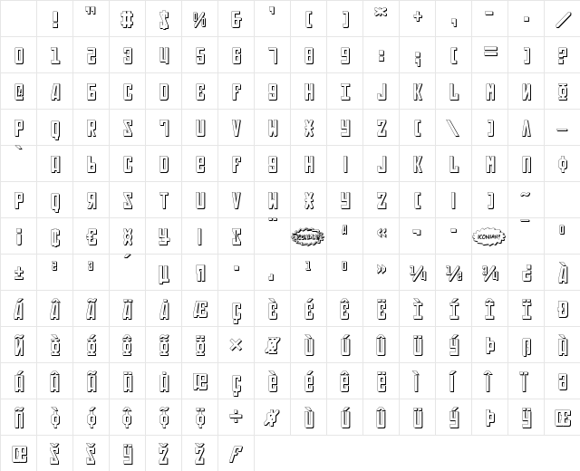 Soviet 3D 3D Character Map Soviet 3D 3D Character Map
