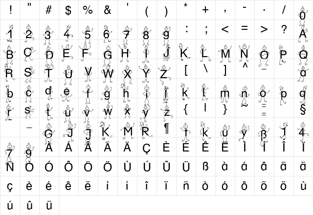 SP DR HH 3 Normal Character Map SP DR HH 3 Normal Character Map