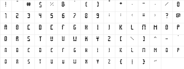 SPACE PEZ College Character Map