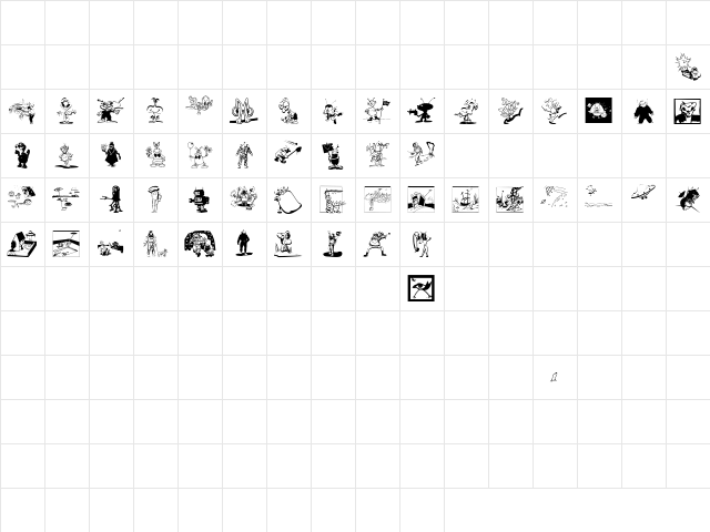 SpaceStationHokuspokus Regular Character Map