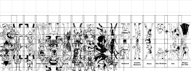 SPARKS Free for All Regular Character Map