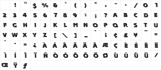 ipstreamSpeedy Vertical Character Map ipstreamSpeedy Vertical Character Map