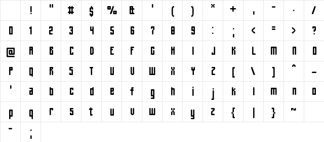 Blabla Regular Character Map Blabla Regular Character Map