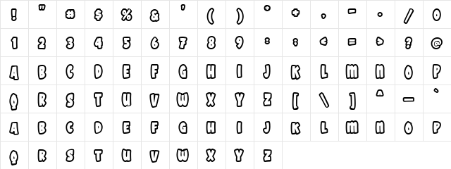 Spooky Cartoon Regular Character Map Spooky Cartoon Regular Character Map