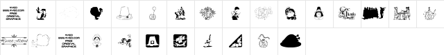 4YEOTHANKS Regular Character Map 4YEOTHANKS Regular Character Map