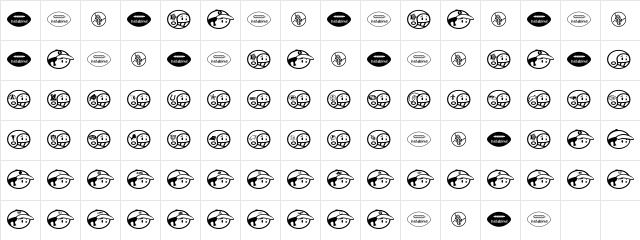 Sporto Regular Character Map