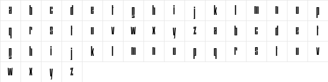 Squaresville Regular Character Map Squaresville Regular Character Map