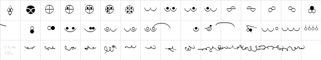 ST El Aurian Normal Character Map