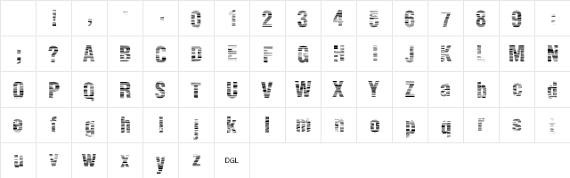 Static Age Horizontal Hold Regular Character Map Static Age Horizontal Hold Regular Character Map