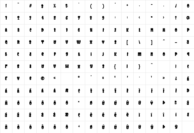 Stick Figure Two Regular Character Map Stick Figure Two Regular Character Map
