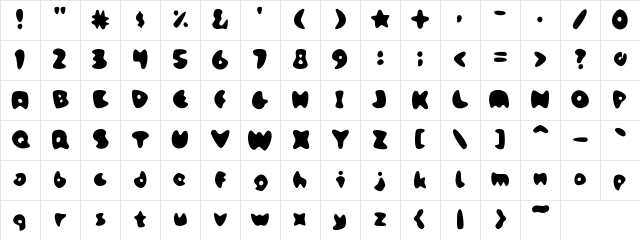 StoneSkip Medium Regular Character Map StoneSkip Medium Regular Character Map