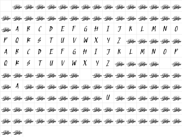 Strafer Demo Regular Character Map Strafer Demo Regular Character Map