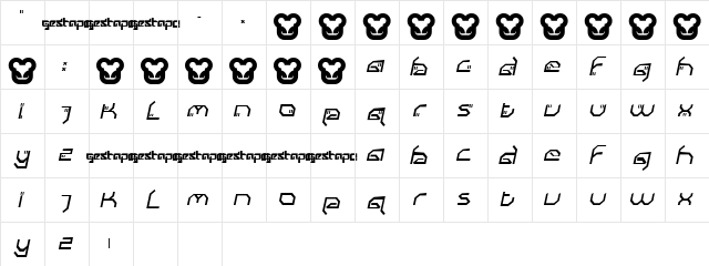 Submit Italic Character Map