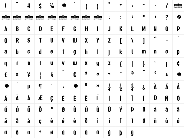 Sugo Pro Classic Trial Regular Character Map Sugo Pro Classic Trial Regular Character Map