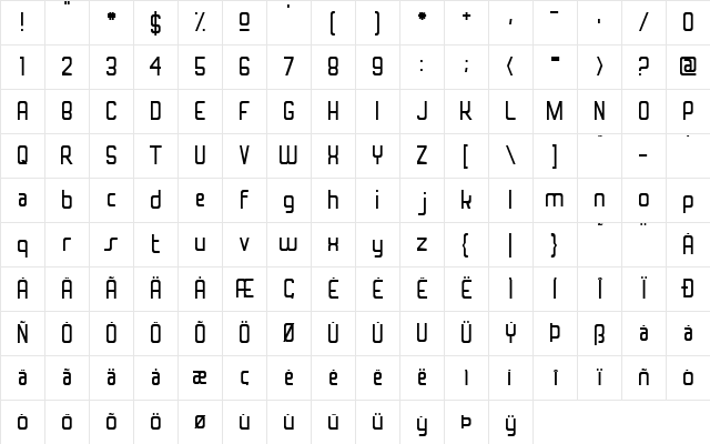 Superfly 2001 Normal Character Map Superfly 2001 Normal Character Map