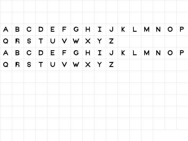 Swans 2 Regular Character Map