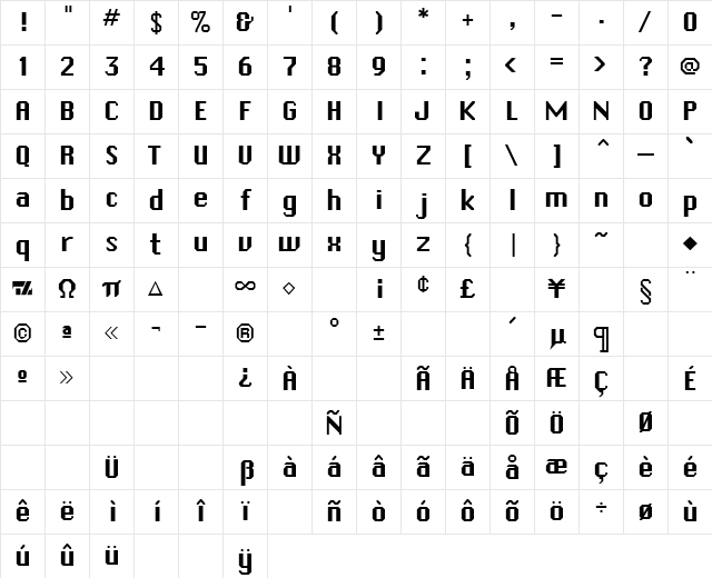 Systematic J Cool Character Map Systematic J Cool Character Map