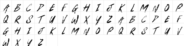 Taste Nasty Regular Character Map Taste Nasty Regular Character Map