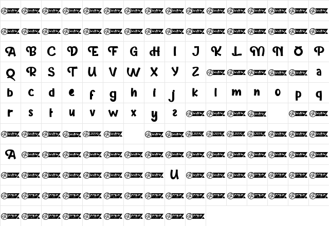 Teenage Lady Demo Regular Character Map Teenage Lady Demo Regular Character Map