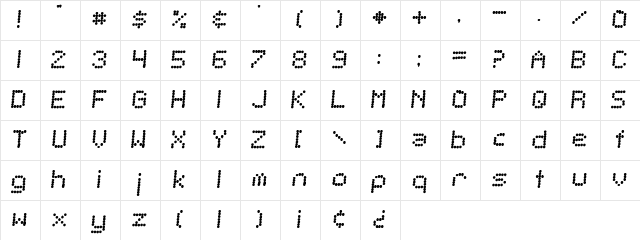 Telegraphic Bold Italic Character Map Telegraphic Bold Italic Character Map