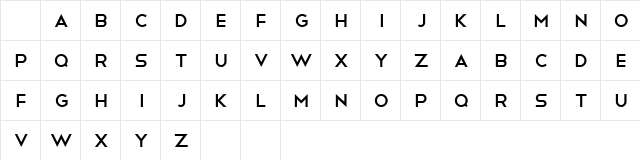 Telegrafico Regular Character Map Telegrafico Regular Character Map