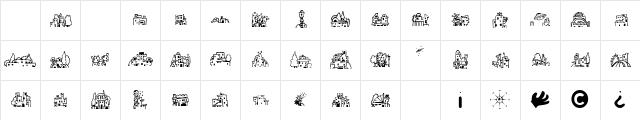 TequilaHill Regular Character Map