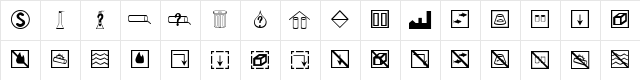BCMELP EPD Symbols Regular Character Map BCMELP EPD Symbols Regular Character Map