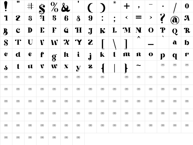 Beachfly Free Trial Regular Character Map