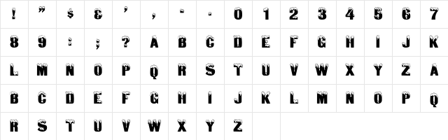Tone Plain Regular Character Map Tone Plain Regular Character Map