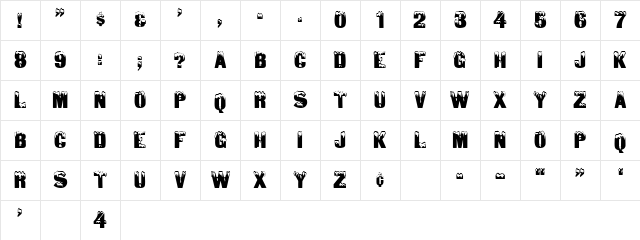 Tone Plain Plain Character Map