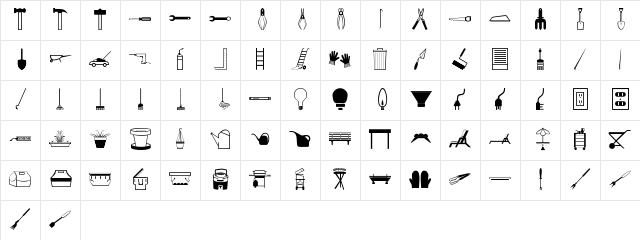 Tools Regular Character Map