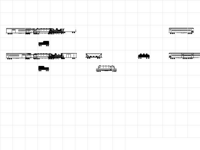 Trains Regular Character Map