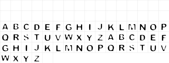 Trapped Light Character Map