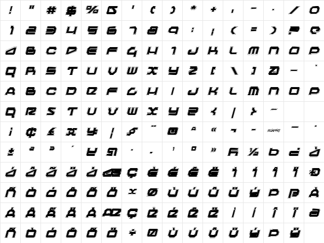 Traveler Pro Italic Italic Character Map Traveler Pro Italic Italic Character Map