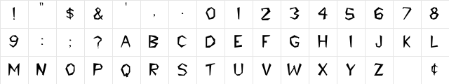 Tribal Display Caps SSi Regular Character Map Tribal Display Caps SSi Regular Character Map