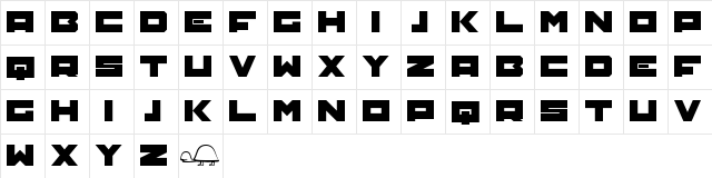 New Regular Character Map