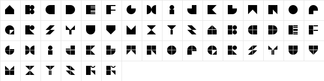 Try type Try type Character Map Try type Try type Character Map