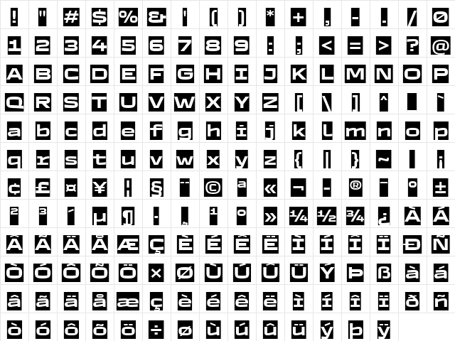 TT Autonomous Reverse Trl Db Character Map TT Autonomous Reverse Trl Db Character Map