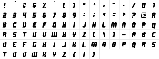 Killer boots Regular Character Map Killer boots Regular Character Map