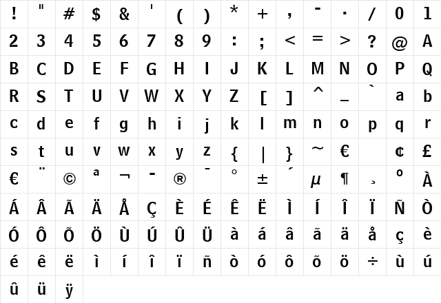 BellCent NamNum BT Name and Number Character Map BellCent NamNum BT Name and Number Character Map