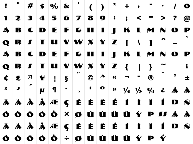 Bremen Black Character Map Bremen Black Character Map