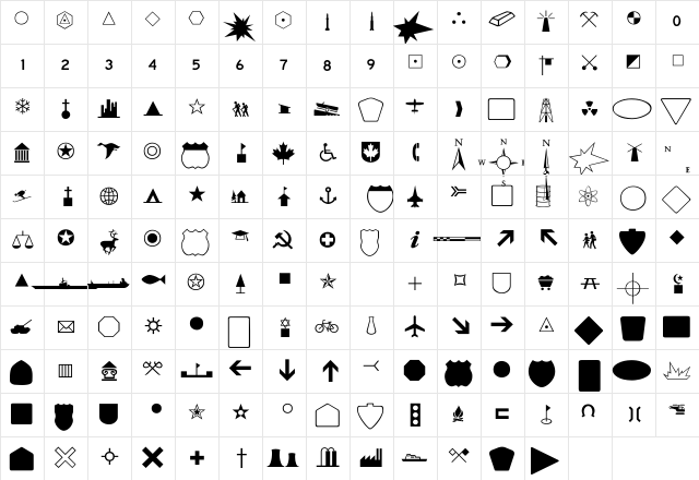 Carta-Normal Regular Character Map