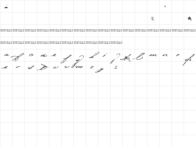 bedtime stories Regular Character Map