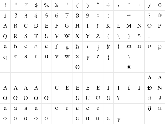 TwyliteZone Book Character Map TwyliteZone Book Character Map
