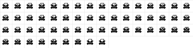 New Regular Character Map