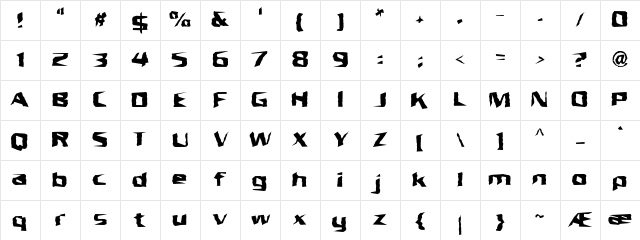 Unresponsive BRK Regular Character Map Unresponsive BRK Regular Character Map