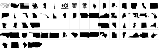 US-Bats Normal Character Map US-Bats Normal Character Map