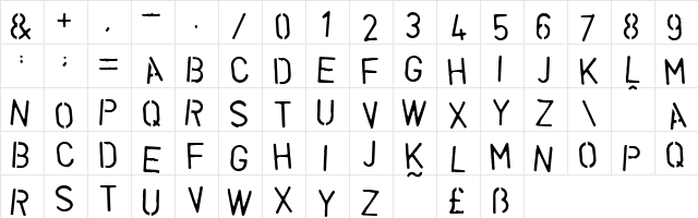 Vegetable Regular Character Map Vegetable Regular Character Map