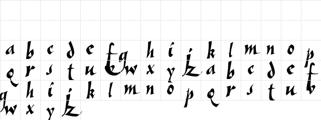 Vein Regular Character Map Vein Regular Character Map