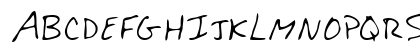 Walter Regular Uppercase Preview